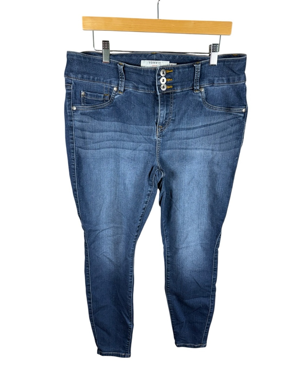 torrid Dark Blue High-Rise Skinny Jeggings